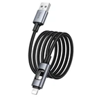 Кабель HOCO Lightning New charging data cable U144 |1.2m, 2.4A| black