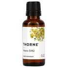 Витамин Д и К2, Thorne Research, 30 мл., (THR-50001)