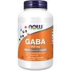 Амінокислота Now Foods GABA Гамма-аміномасляна Кислота 500мг