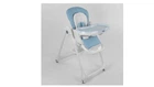 Стульчик для кормления Toti W-48406 (1) мягкий PU, мягкий вкладыш, 4 колеса, съемный столик, красный, в коробке