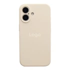 Чохол Silicone Case Full Size with Frame для iPhone 16 Колір 11.Antique White