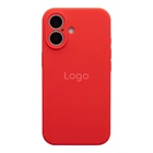 Чохол Silicone Case Full Size with Frame для iPhone 16 Колір 14.Red