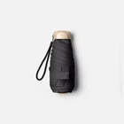 Зонт карманный UPF50K от дождя и солнца black