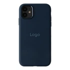 Чохол Silicone Case Metal Buttons (AA) для iPhone 11 Колір Midnight Blue