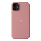 Чохол Silicone Case Metal Buttons (AA) для iPhone 11 Колір Rose Powder