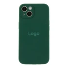 Чохол Silicone Case Full Size with Frame для iPhone 13 Колір 71.Cyprus Green