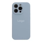 Чохол Silicone Case Full Size with Frame для iPhone 16 Pro Колір 05.Lilac