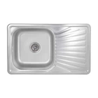 Кухонна мійка Brinex 7848 0,8 мм Micro Decor (BRIN7848MDEC08)