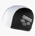 Шапка для плавания Arena Polyester Ii Jr Black/White OSFM Чорний, Білий 002468-510