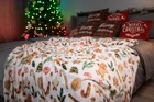 Плед Ardesto Flannel Имбирные пряники ART0118PB 160х200 см белый