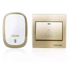 Бездротовий дверний радіо дзвінок Cacazi H01 Gold