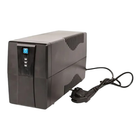 Источник бесперебойного питания Hikvision DS-UPS600/EU, 360Вт, линейно-интерактивный, с аккумулятором 12В 7А·ч, 2x универсальные розетки, черный, защита электрооборудования и стабилизация напряжения