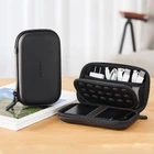 Противоударный кейс органайзер для кабелей зарядок UGREEN LP128 Storage Bag Large Size дорожный несессер для электроники черный (50274)