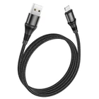 Data-кабель HOCO X50 Excellent lightning 2.4А 1м black