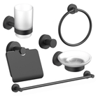 Набір аксесуарів для ванної SONIA ASTRAL KIT BLACK (6 предметів) 185214