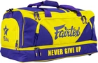 Спортивная сумка Fairtex BAG2 Purple/Yellow (BAG2_Purple/Yellow)