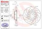 Диск тормозной AUDI (FAW), SKODA (SVW), BREMBO (0997721X)
