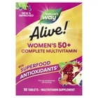 Мультивитамины для женщин старше 50 лет Nature's Way (Alive! Women's 50+) 50 шт