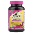 Жувальні мультивітаміни для жінок 50+ Nature's Way (Alive! Women's 50+ gummy) 60 жувальних цукерок зі смаком фруктів