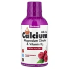 Кальцій магній та вітамін D3 Bluebonnet Nutrition (Calcium Magnesium Citrate Plus Vitamin D3) 472 мл Малина