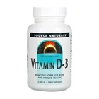 Витамин Д3 Source Naturals (Vitamin D3) 2000 МЕ 200 капсул