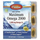 Максимум Омега 2000 Carlson Labs (Maximum Omega 2000) 2000 мг 30 капсул