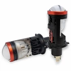 Комплект светодиодных линз Bi-led H4 Y5MT Mini 6000K 10000Lm 9-16V (35862)