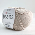 Пряжа YarnArt Jeans №87 беж (Ярнарт джинс, полухлопок)