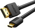Кабель Ugreen HD127 Micro-HDMI to HDMI 4K Cable Male to Male 2 м Black (UGR-30103)
