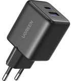 Мережевий зарядний пристрій Ugreen X516 30 W 2-Port GaN Black (UGR-65014)