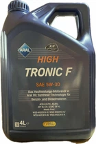 Автомасло моторное Aral HighTronic F 5W-30