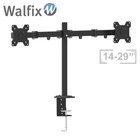 Крепление для монитора Walfix DM-400B кронштейн для двух мониторов 14-29"