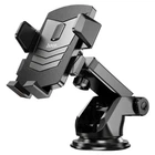 Автотримач Hoco CA83 David one-button center console car holder Чорний