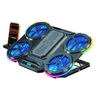 Охлаждающая подставка для ноутбука DYXON MEGAFREEZE 19 Gaming PRO SEMICONDUCTOR RGB Black