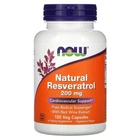 Натуральна добавка Now Foods Natural Resveratrol 200 мг