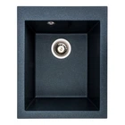 Мойка для кухни VALESO гранит SOKIL 410x500мм прямоугольная врезная без сифона черная PLS-A46880