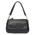 Женская кожаная сумка Borsa Leather K1211-black 4550620