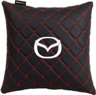 Подушка в авто EVAtech ECO 30 x 30 см Mazda черный ромб с красной нитью (SPSCSBRV099)