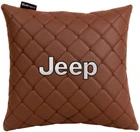 Подушка в авто EVAtech ECO 30 x 30 см Jeep коричневый ромб с коричневой нитью (SPSCSZZV014)