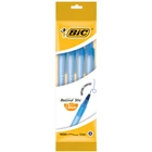Ручка масляная Bic Round Stic, синяя, 4шт в блистере (bc944176)