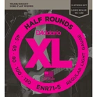 Струны для бас-гитары D'Addario ENR71-5 Nickel Half Rounds Wound Regular Light Bass 5 Strings 45/130