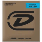 Струни для бас-гітари Dunlop DBFS45125 Stainless Steel Flatwound Medium 5-Strings 45/125