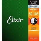 Струни для бас-гітари Elixir 14702 Nanoweb Coated Stainless Steel Medium 4-String Bass 50/105