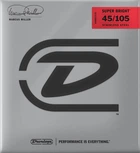 Струны для бас-гитары Dunlop DBMMS45105 Marcus Miller Super Bright 45/105