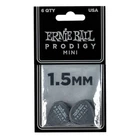 Медіатори Ernie Ball 9200 Black Mini Prodigy Picks 6-Pack 1.5 мм (6 шт.)