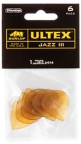 Медиаторы Dunlop 427P1.38 Ultex Jazz III Player's Pack 1.38 mm (6 шт.)