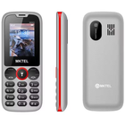 Кнопковий мобільний телефон MKTEL M2023 на 2SIM з камерою і ліхтариком Сірий з червоним