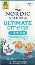 Омега-3 Nordic Naturals Ultimate Omega Junior 680 мг 90 капсул зі смаком полуниці (768990891069)