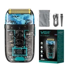 Электробритва VGR Professional Foil Shaver V-352 с титановыми сетками для бритья и стрижки волос