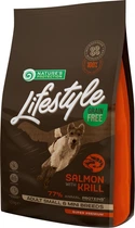 Сухий беззерновий корм для собак Nature's Protection Lifestyle Grain Free Salmon with krill Adult Small and Mini Breeds з лососем і крилем